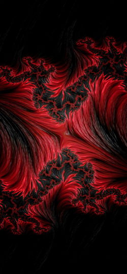 خلفية  أشكال بركانية سوداء وحمراء  للجوال