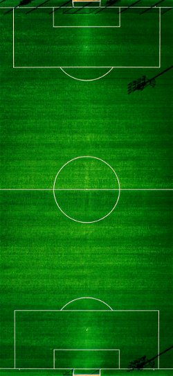 خلفية  لقطة جوية لارضية ملعب كرة قدم اخضر  للجوال