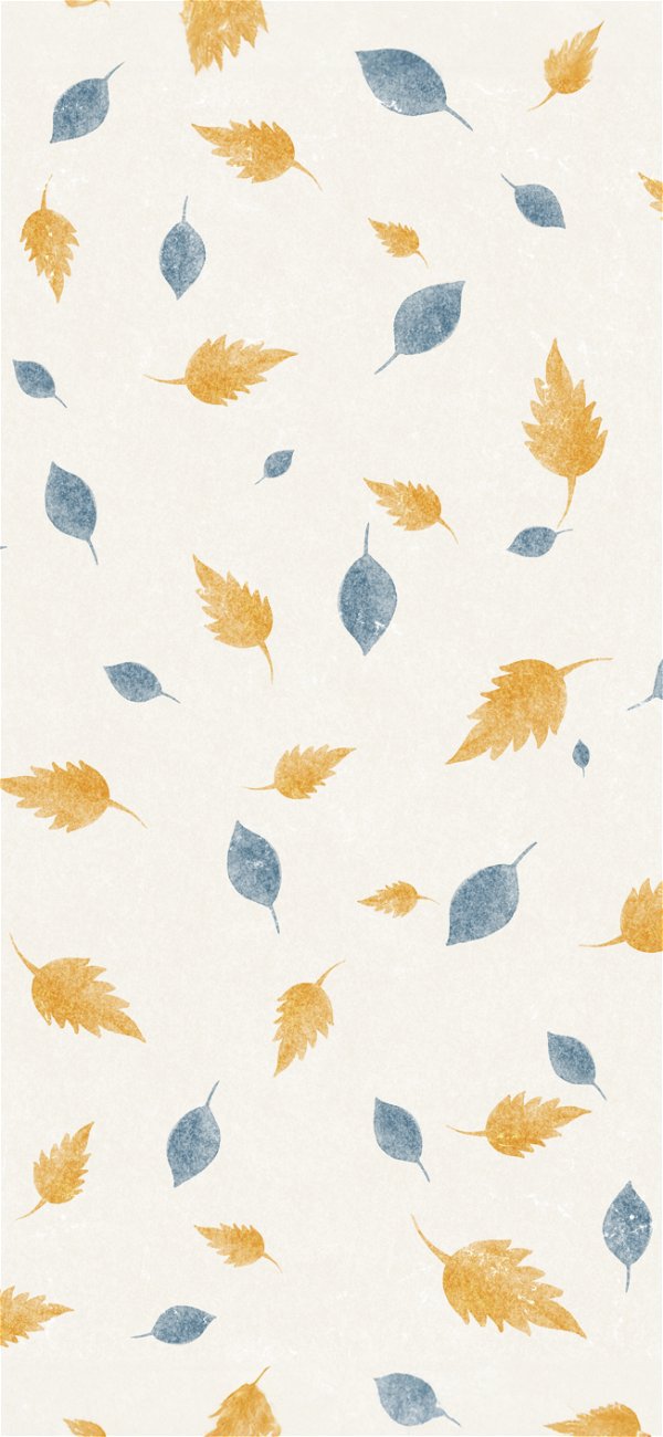 خلفية رسوم أوراق الخريف على سطح قماشي للجوال