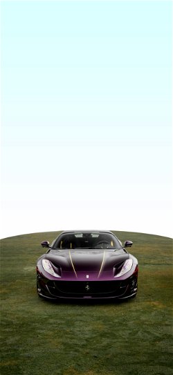 خلفية  سيارة فيراري رياضية أرجوانية اللون  للجوال