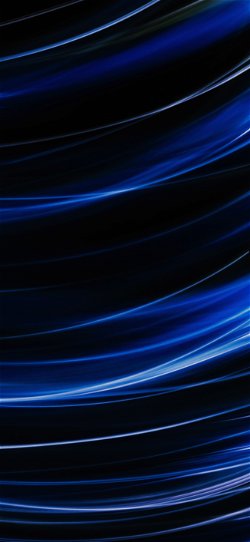 خلفية  حلقات الوهج الأزرق الداكن  للايفون